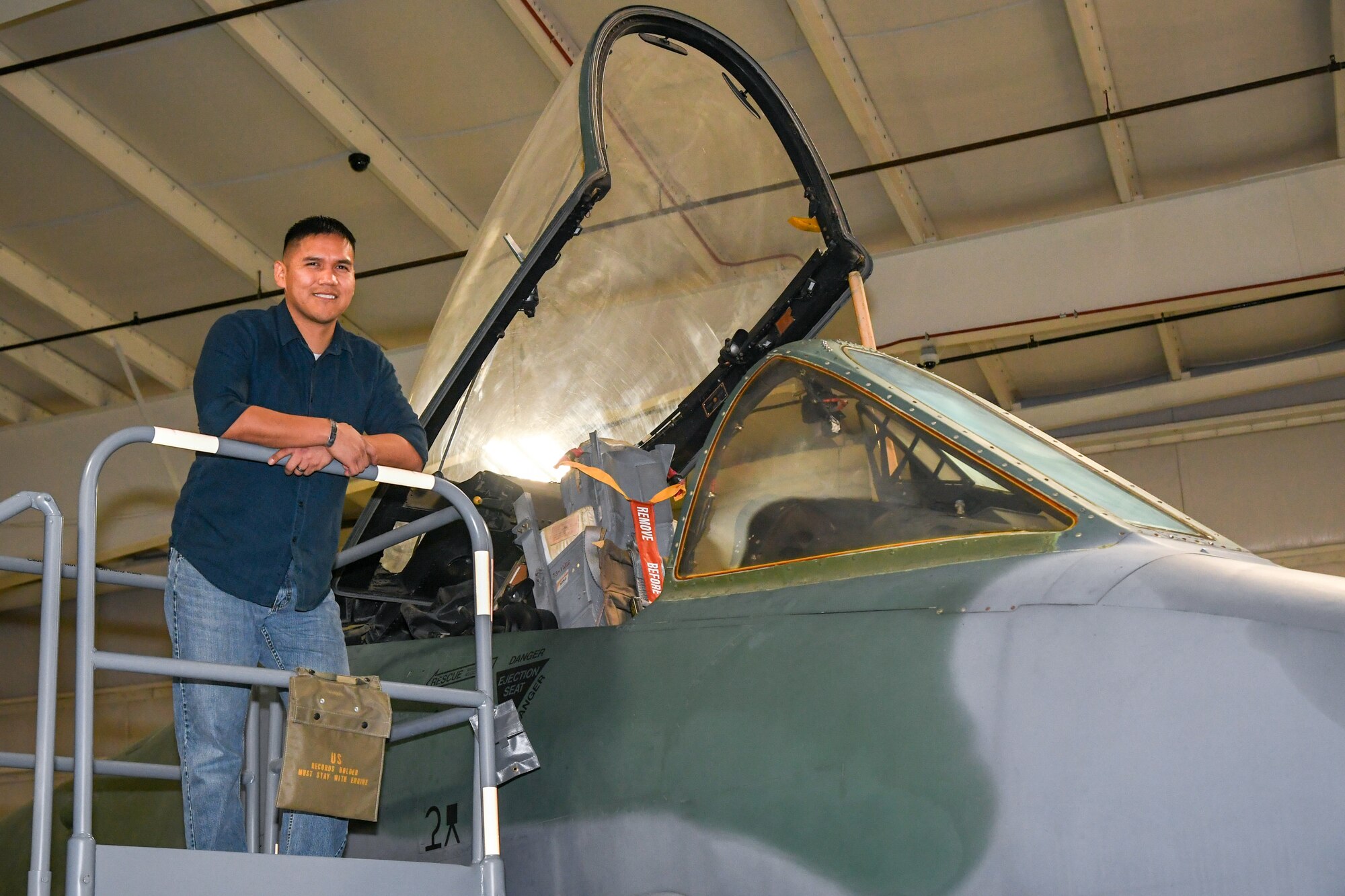 Jeremy Smith, who works for the 519th Software Maintenance Squadron at Hill Air Force Base, works on a software team that provides operational flight program groups a way to test, develop and debug software for fighter jets, specifically the A-10. (U.S. Air Force photo by Cynthia Griggs)