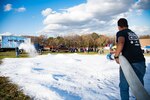 The Joint Base San Antonio Community Programs hosted the annual Snow Fest celebration at the JBSA-Lackland Amphitheater Jan. 25, 2019. Hundreds of military members and their families enjoyed giant snow slides, a snow play area, interactive activities, music and all kinds of food vendors.