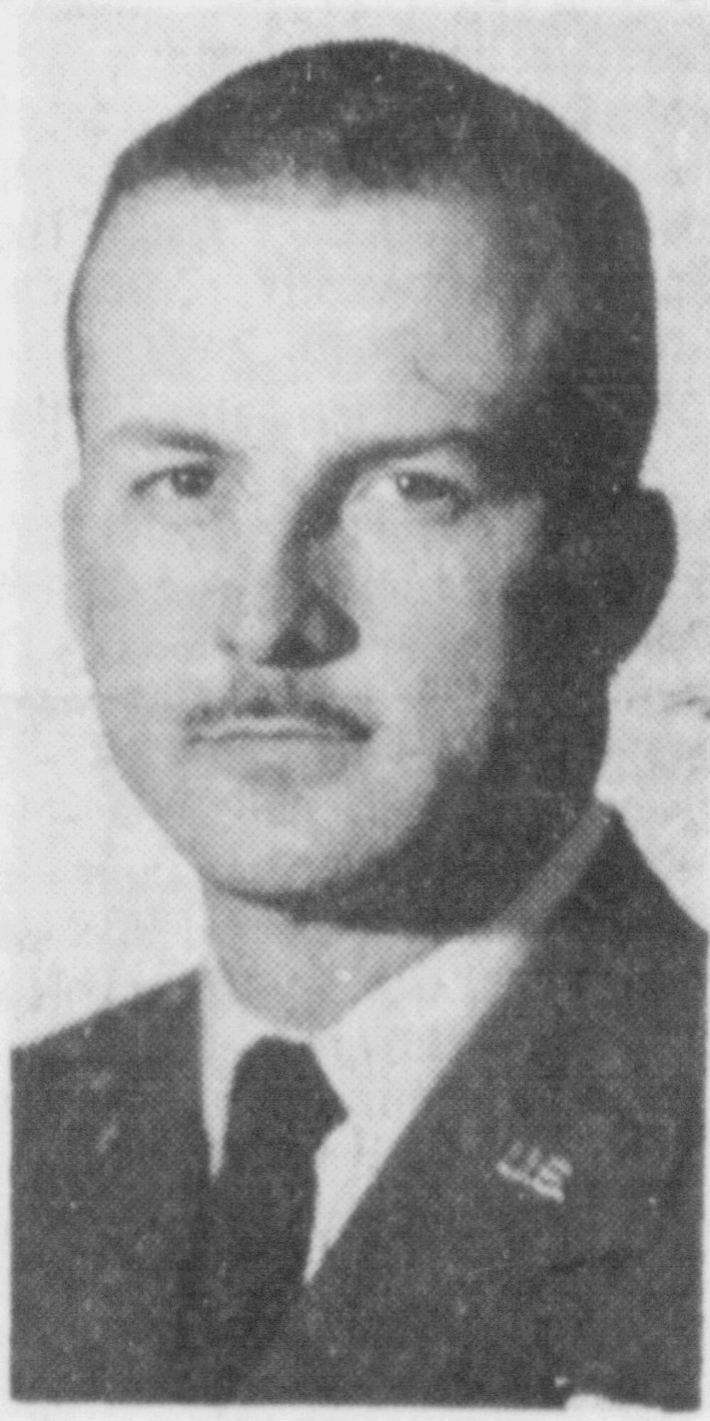 Photo of Captain Paul L. Utz, a navigator on an F-101B Voodoo assigned to then, Otis Air Force Base, Mass., was killed when his aircraft crashed on March 21, 1968.