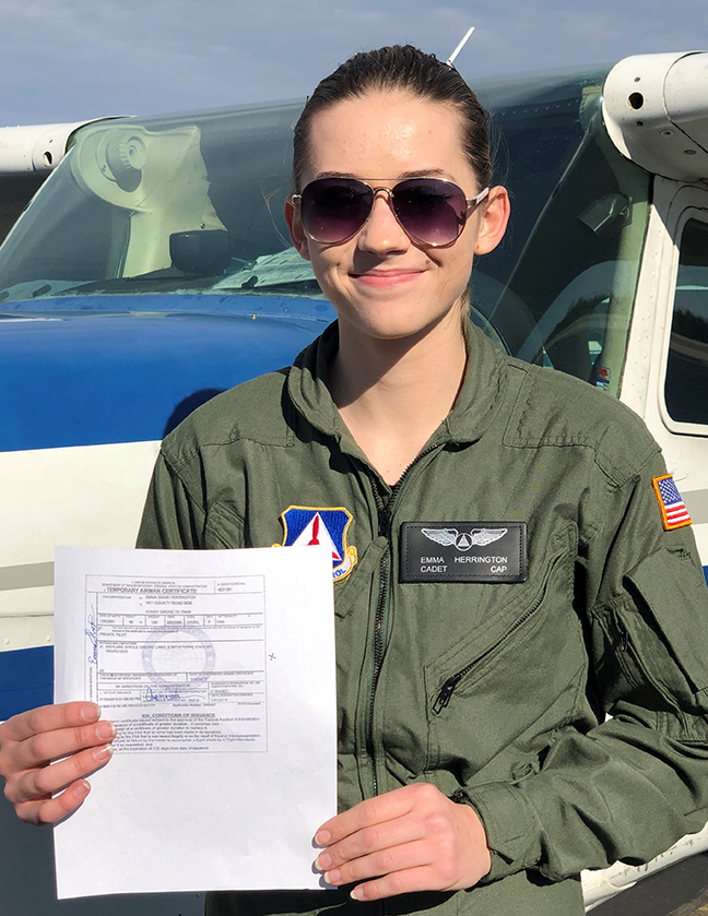 Cadet Squadron 40 freshman named top Civil Air Patrol cadet in U.S. >  United States Air Force Academy > Air Force Academy News
