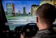 U.S. Air Force Airman 1st Class Jake Hults, a 354th Civil Engineer Squadron firefighter, trains on a driving simulator Jan. 25, 2019, at Eielson Air Force Base, Alaska. The driving simulator teaches Airmen to drive a fire truck in a multitude of environments and road conditions safely. (U.S. Air Force Photo by Senior Airman Isaac Johnson)
