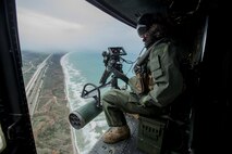 U.S. Marines with 1st Marine Division assist in the filming of television show “SEAL Team” on Marine Corps Base Camp Pendleton, Calif., Jan. 14, 2019.
