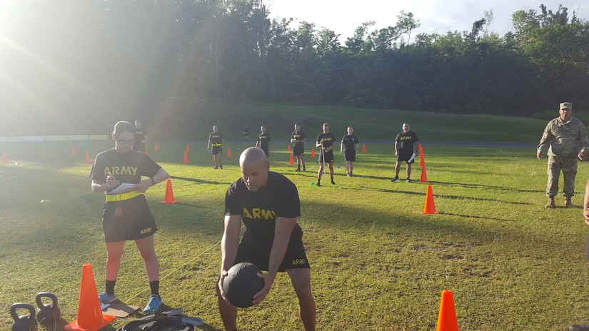 Caribbean Geographical Command troops train in the ACFT