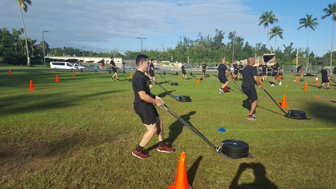 Caribbean Geographical Command troops train in the ACFT