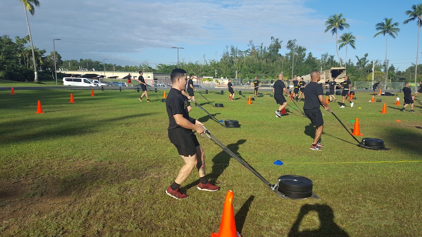 Caribbean Geographical Command troops train in the ACFT