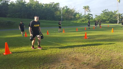 Caribbean Geographical Command troops train in the ACFT