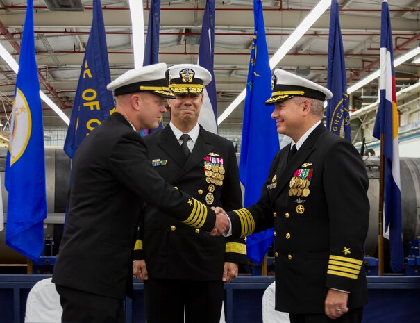 Capt. Jon Moretty relieved Capt. Doug LaCoste as commanding officer of Naval Undersea Warfare Center (NUWC) Division, Keyport during a change of command and retirement ceremony on Oct. 26 at Naval Base Kitsap – Keyport.