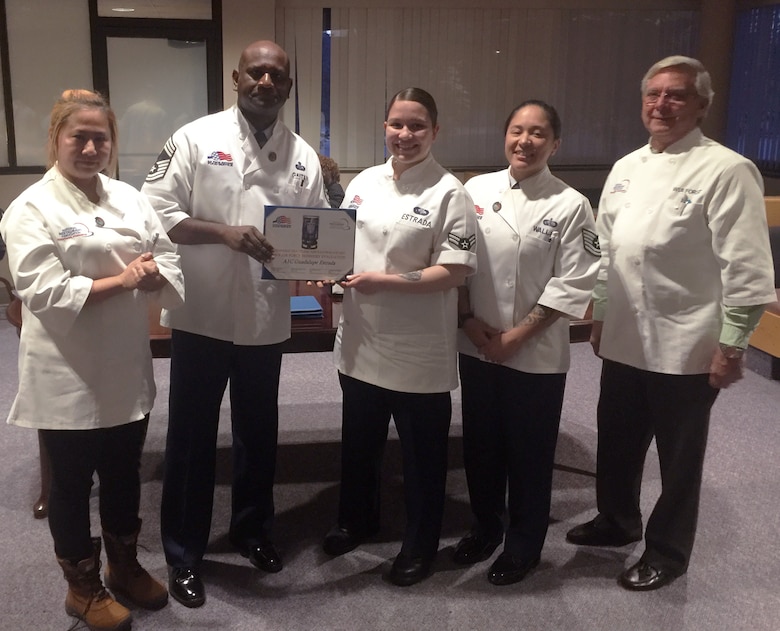 Estrada is one of several Airmen who will train with professional chefs during a week-long course at the Culinary Institute of America, which she has dreamed of doing since high school.