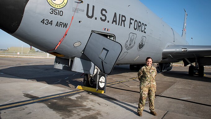 Lt. Col. Jessica Guarini, 22d Expeditionary Air Refueling Squadron commander, poses for a photo on June 6, 2019, at Incirlik Air Base, Turkey. Guarini’s leadership style focused on taking care of her Airmen and was deeply rooted in three beliefs including: extreme ownership, accountability and empowerment at all levels. (U.S. Air Force photo by Staff Sgt. Ceaira Tinsley)
