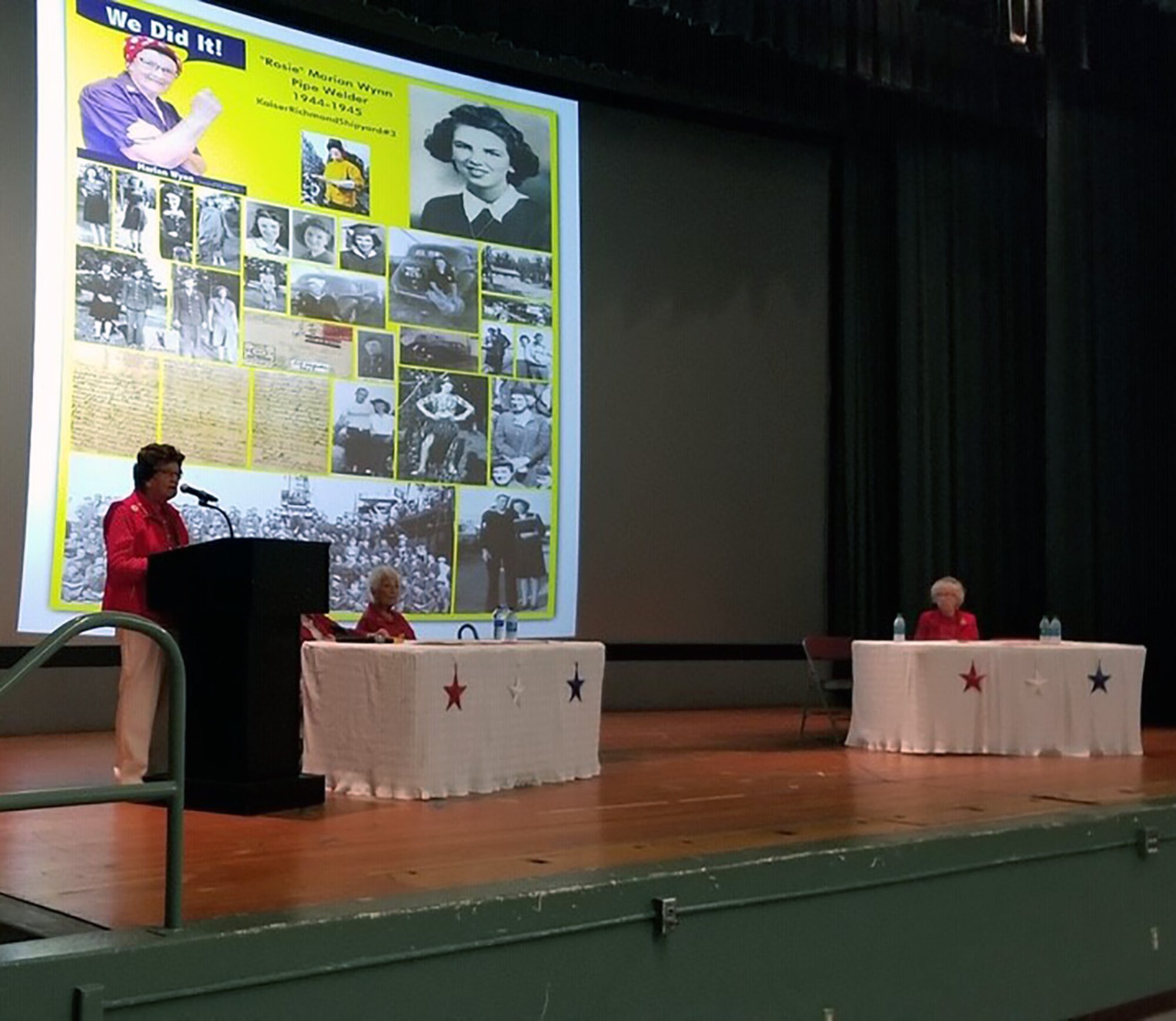 Their memories are strong, their lives long, their World War II husbands, gone. There was a symmetry to their welding, and a unique poetry to their lives. They were historically "Rosie the riveters," remembered on iconic posters with a muscle flex, and through their oral histories. June 25, 2019, four of them came together at Travis Air Force Base to share their stories.