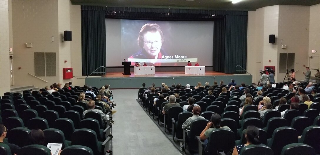 Their memories are strong, their lives long, their World War II husbands, gone. There was a symmetry to their welding, and a unique poetry to their lives. They were historically "Rosie the riveters," remembered on iconic posters with a muscle flex, and through their oral histories. June 25, 2019, four of them came together at Travis Air Force Base to share their stories.