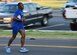 A participant in the Army Ten-Miler try-outs runs a 6.5 mile course at Joint Base Langley-Eustis, Virginia, June 28, 2019.JBLE will compete in Washington D.C. Oct. 13 in a Mixed Team Division. Six males and two females were selected for this year’s race. (U.S. Air Force photo by Senior Airman Delaney Gonzales)