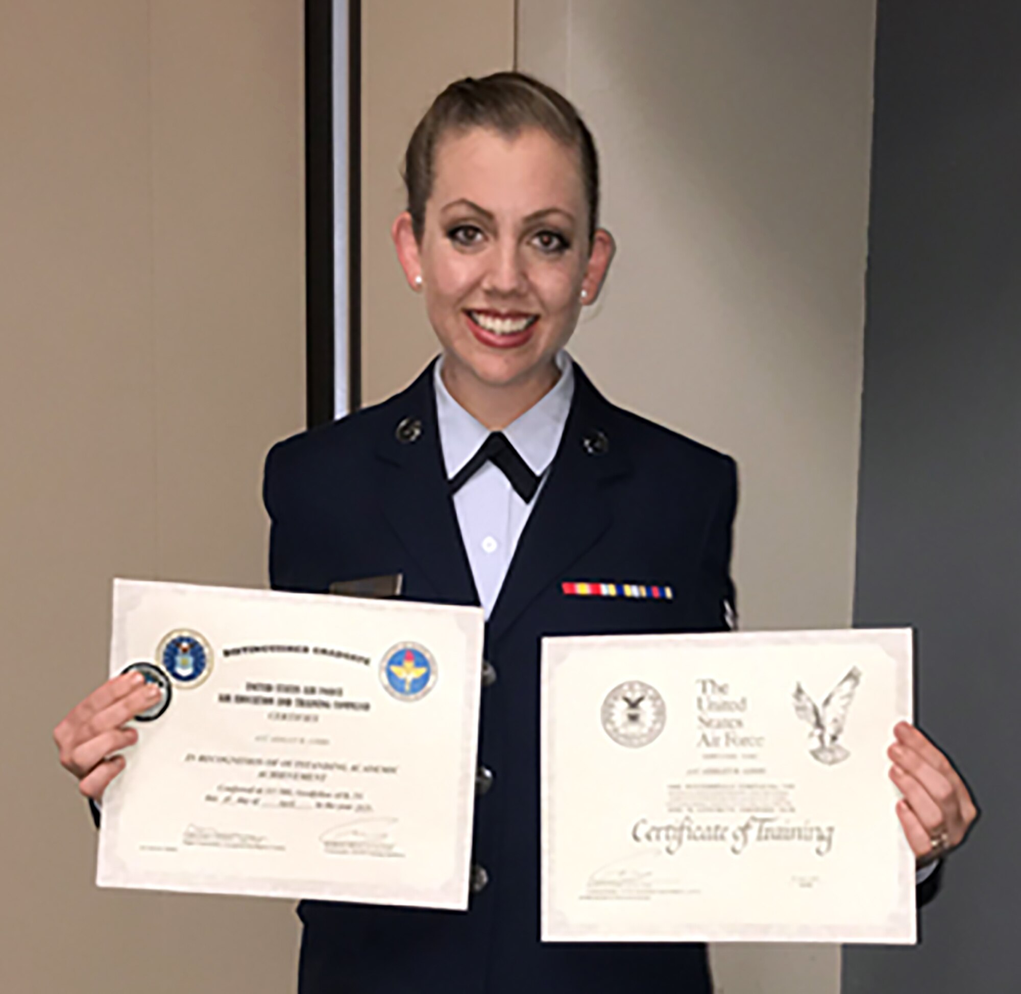 Airman 1st Class Ashley Gibbs, 718th Intelligence Squadron, has been striving in her Air Force Reserve career since she joined the military in 2018.