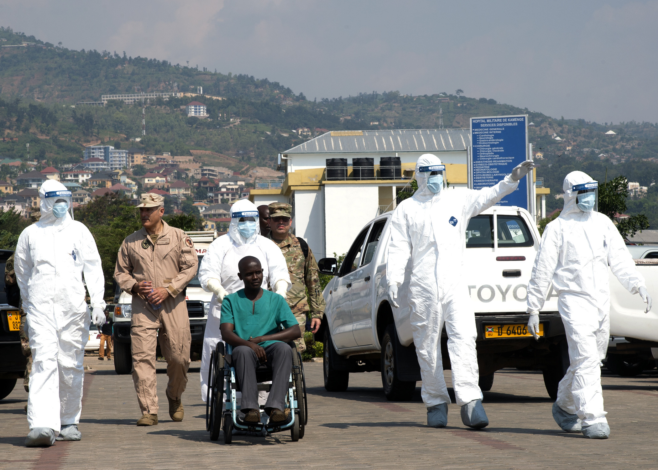 un caso di ebola nell'ospedale Militare di Kanenge