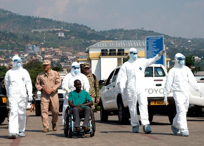 CJTF-HOA, Kamenge Military Hospital partner for Ebola prevention