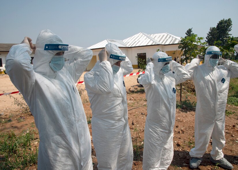 CJTF-HOA, Kamenge Military Hospital partner for Ebola prevention