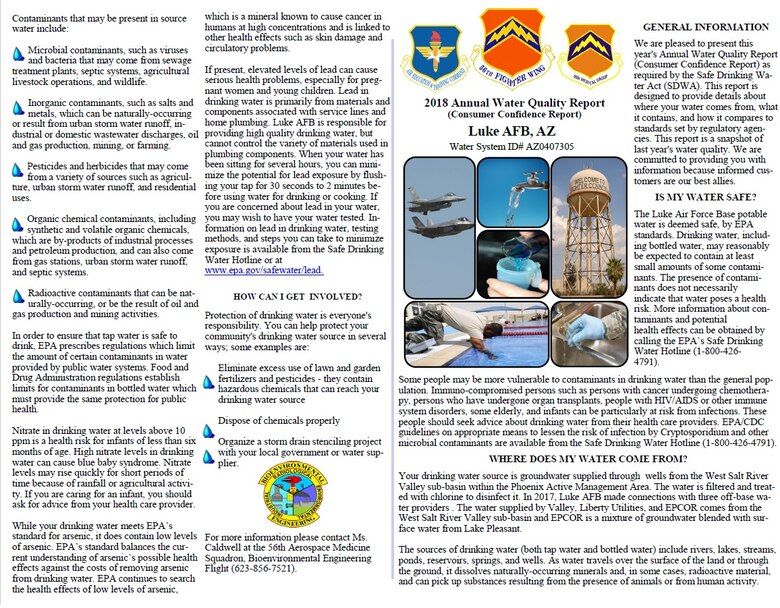 2018 Water Quality & Consumer Confidence Report