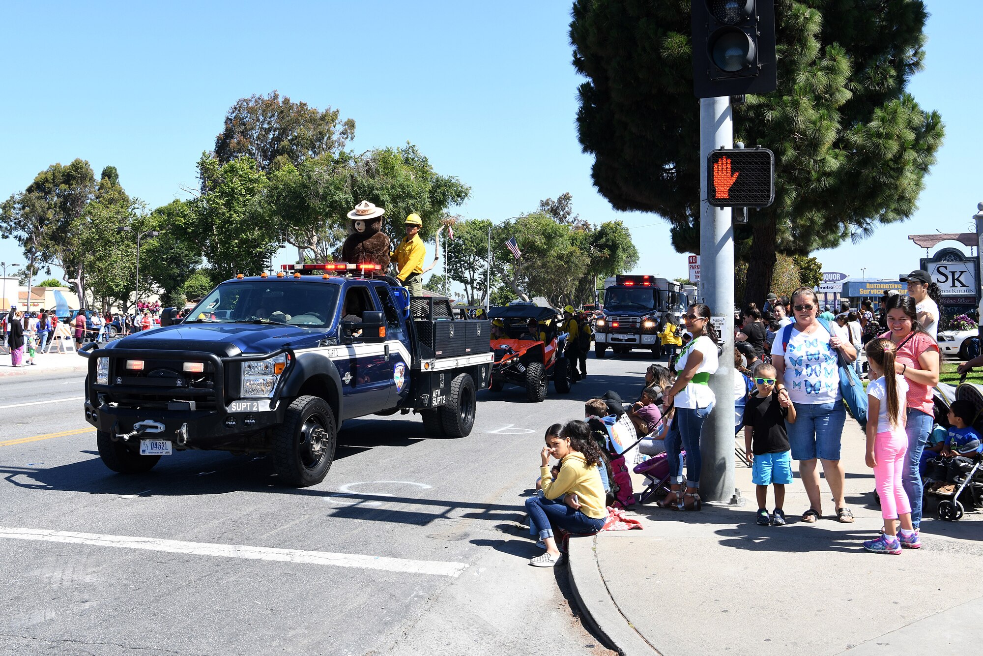 Members of Lompoc participate in the 2019 Lompoc Flower Festival Parade June 29, 2019, in Lompoc, Calif.