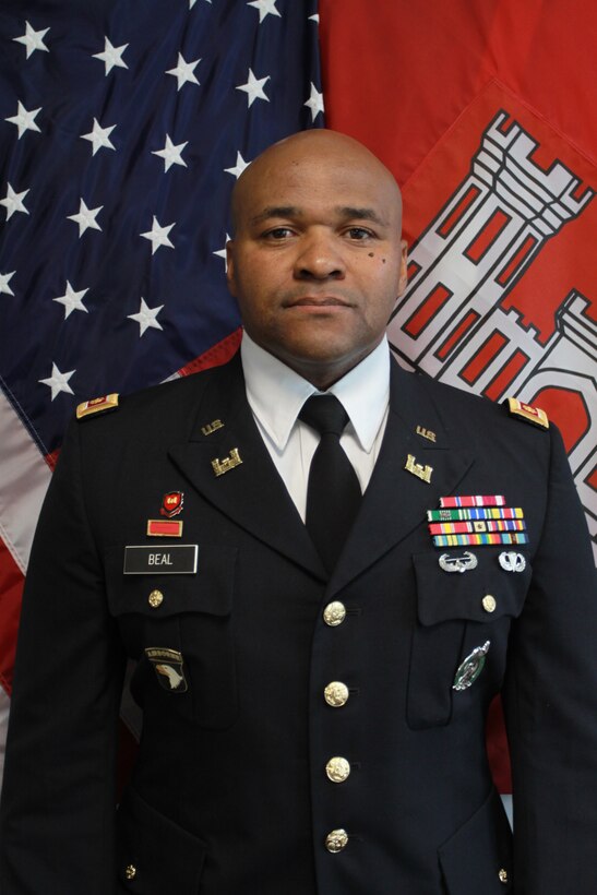 Maj. (P) Christopher O. Beal enlisted in the Texas Army National Guard, HHC 176th Engineer Battalion in 1997 and completed Basic and the Advanced Individual Training (AIT) at Fort Leonard Wood, Missouri, as a combat engineer.