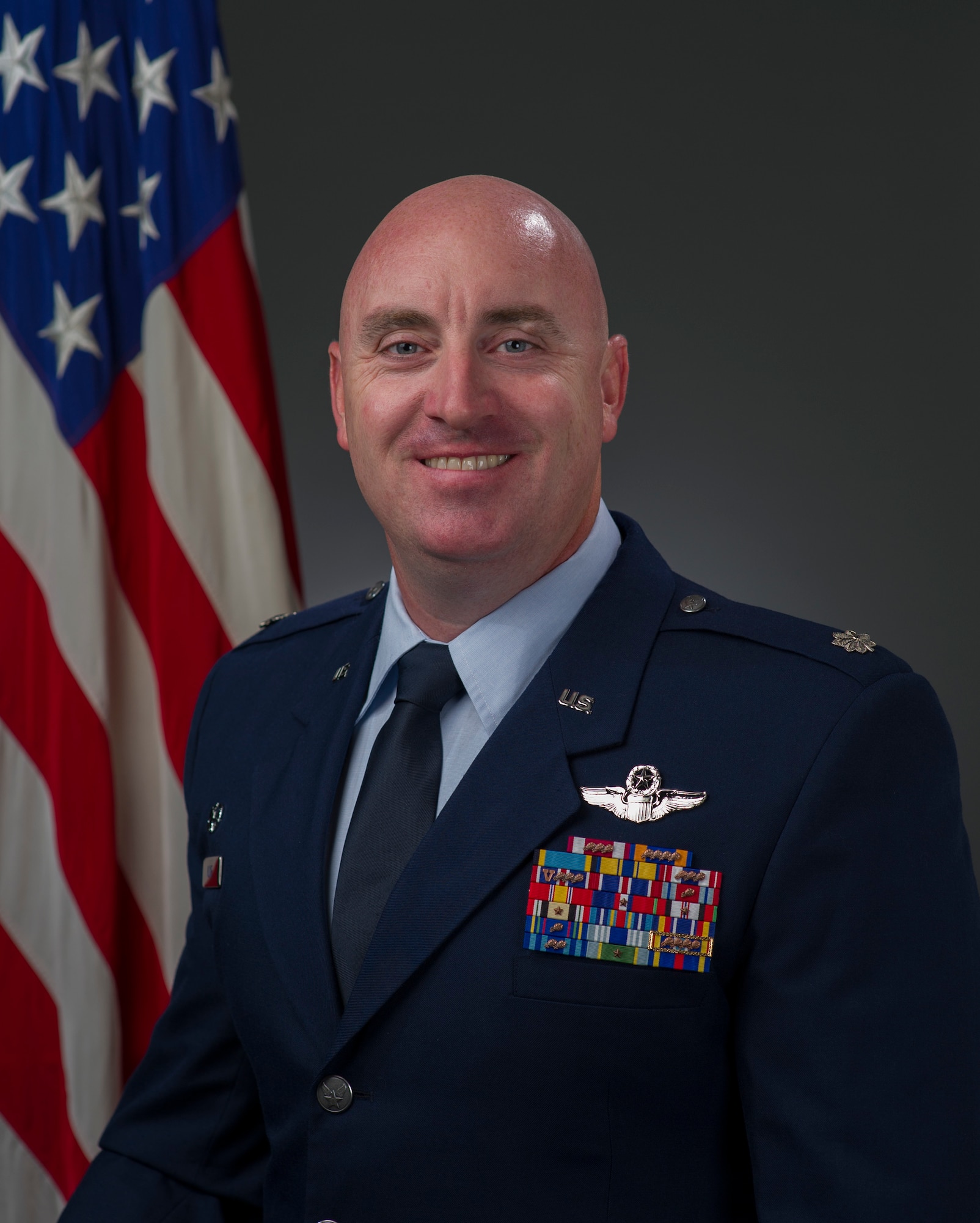 Lt. Col. Robert Kline, 921st Contingency Response Squadron commander, encourages all Airmen to serve as 'one team' to ensure mission success. (Courtesy Photo)