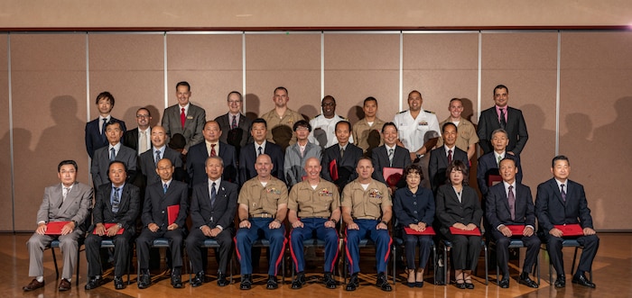 Seventeen air station employees retire