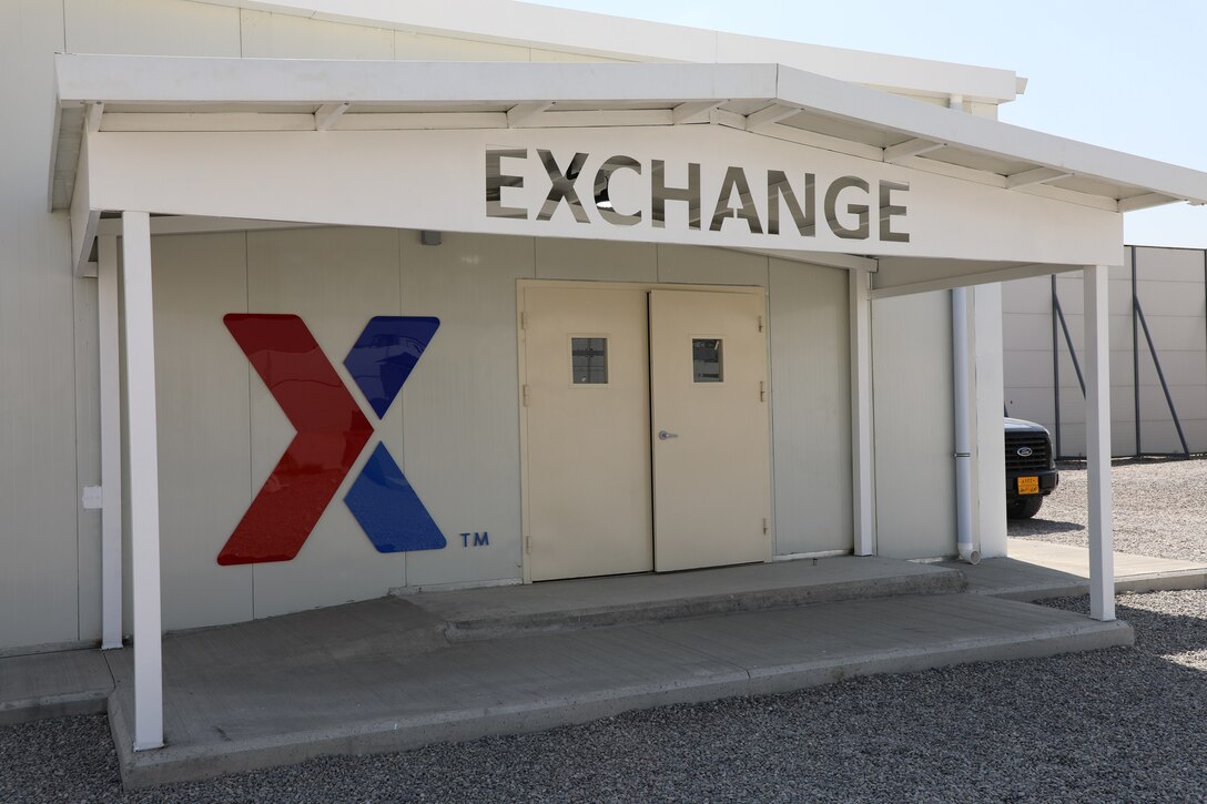 The new AAFES Exchange on Erbil AB in Iraq officially opens July 4, 2019. It will serve a significant base population of U.S. and coalition soldiers and civilians. The new facility replaces a mobile expeditionary unit which consists of two semi-trailers providing approximately 650 square-feet of retail space. The new store has more than 2,100 square feet of retail floor space to provide necessary commodities and popular merchandise. It will also have a Western Union financial service area, almost 500 square-feet of warehouse space and stocking area, administrative office space, a dedicated communications closet, and covered exterior entrance and break areas.