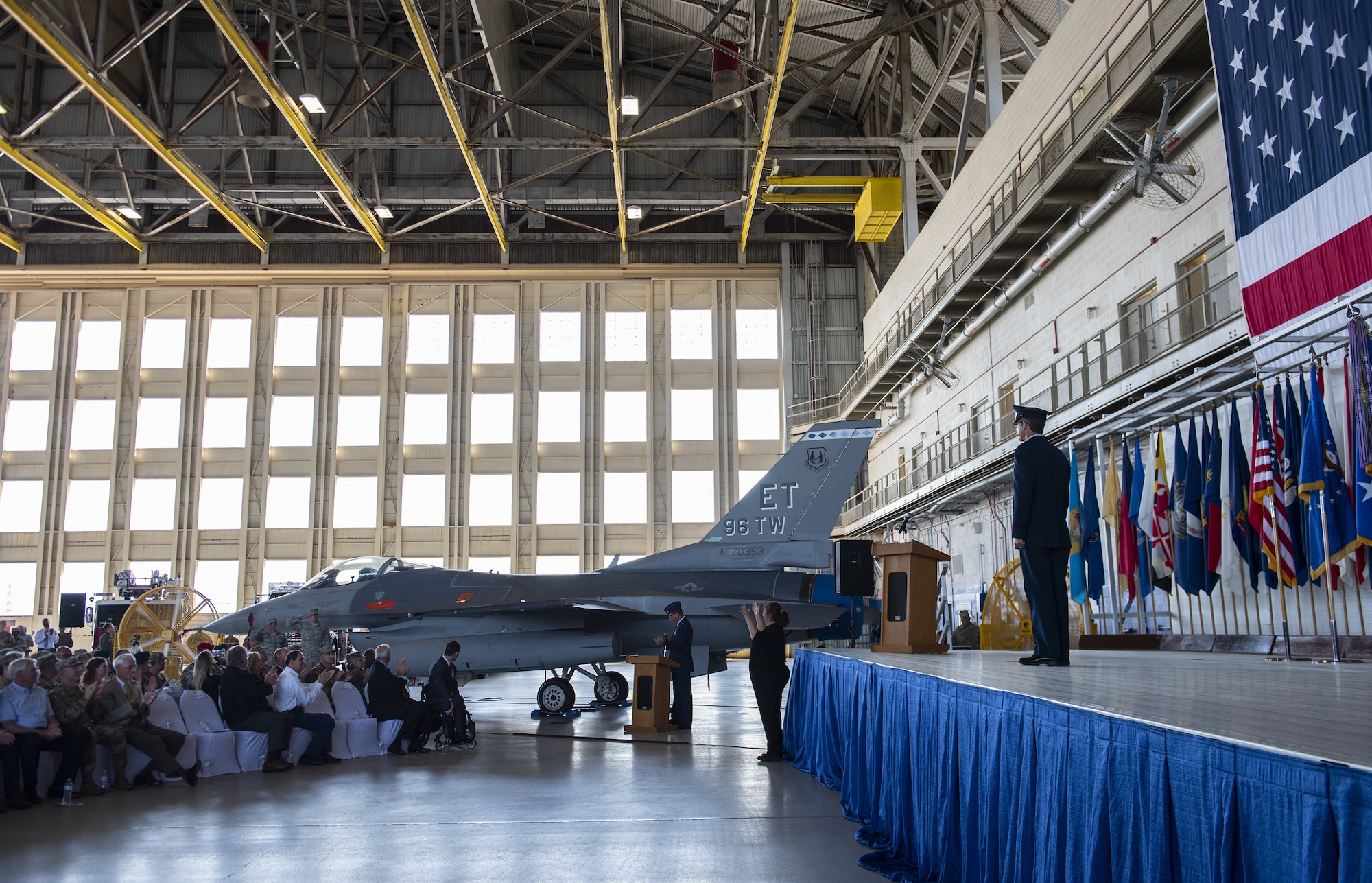 The 96th Test Wing welcomes new commander, Brig. Gen. Scott Cain during a change of command ceremony July 2.