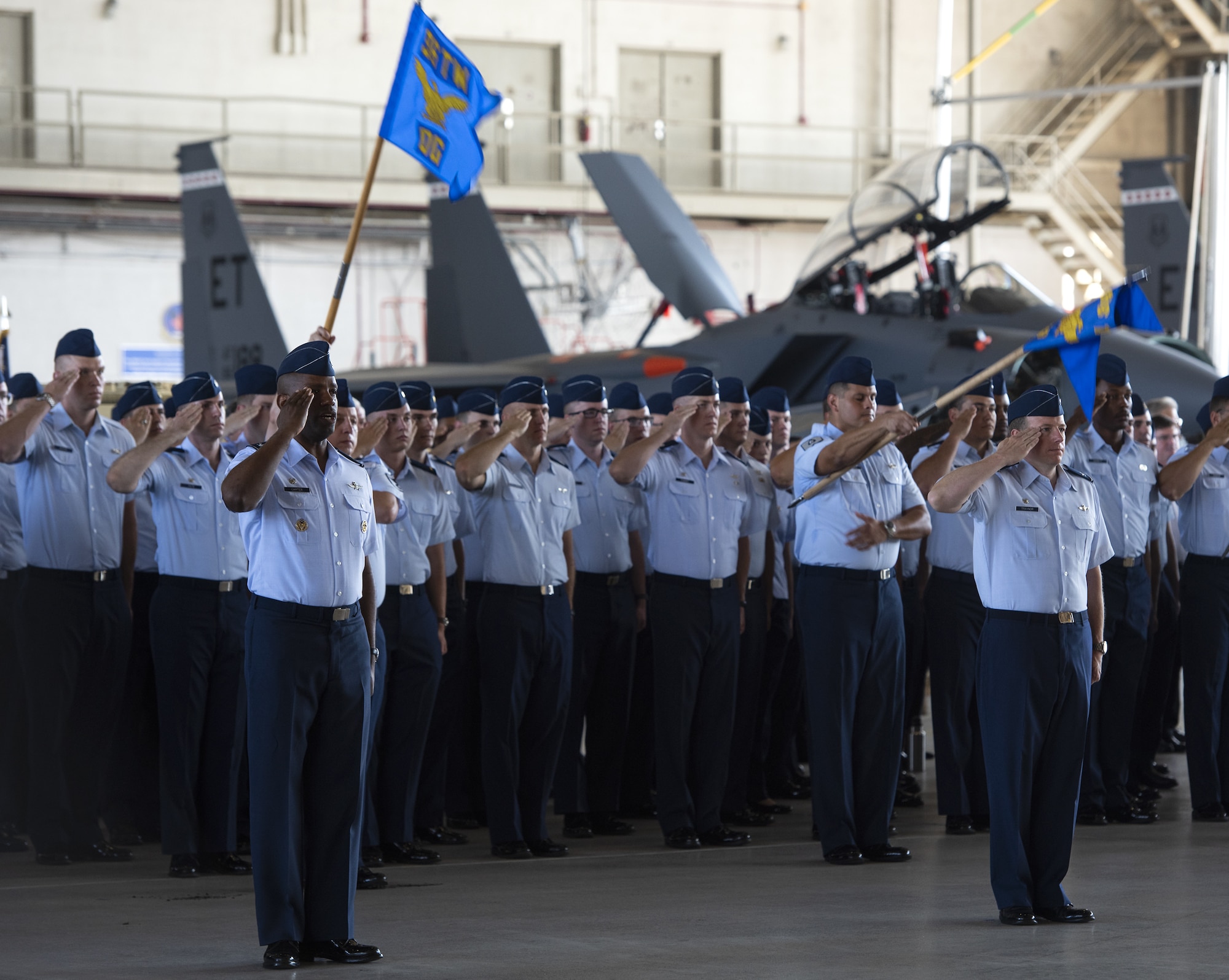 The 96th Test Wing welcomes new commander, Brig. Gen. Scott Cain during a change of command ceremony July 2.