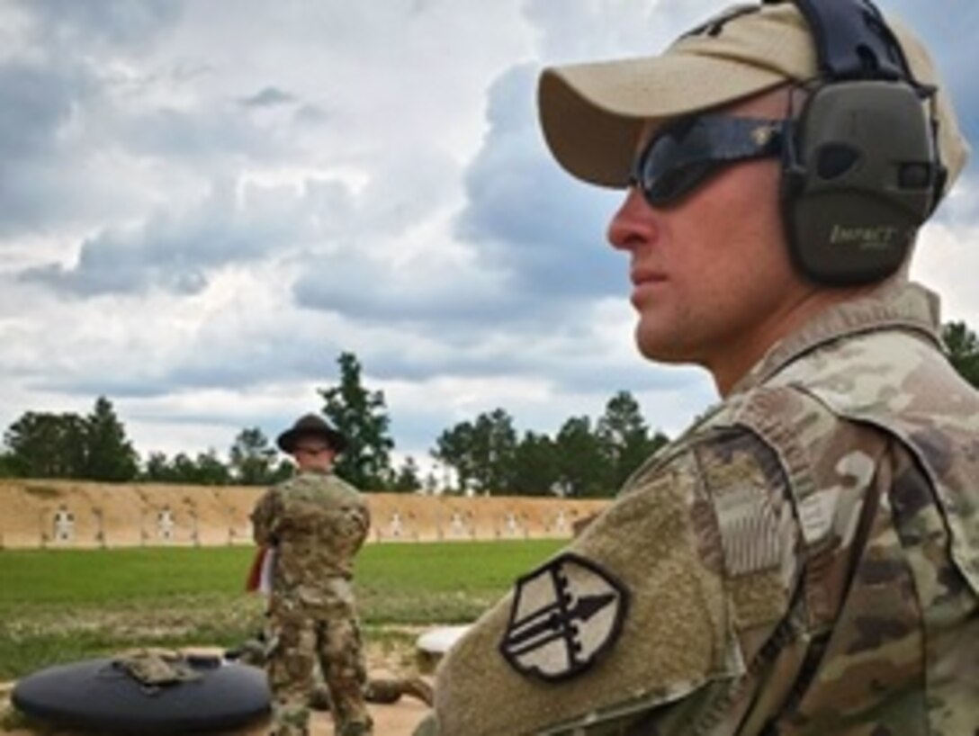 Sgt. 1st Class Thomas Walsh of the Army Reserve Marksmanship Program