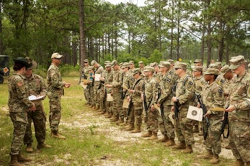 Master Sgt. Russell Moore instructing