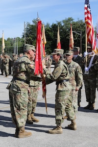 143rd Sustainment Command (Expeditionary) holds change of command