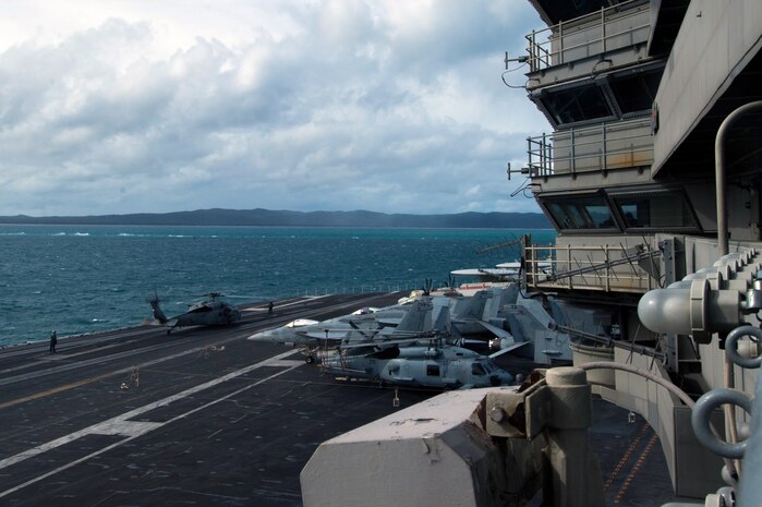 The Ronald Reagan Strike Group Arrives in Brisbane
