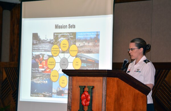 The Honolulu District U.S. Army Corps of Engineers Small Business Office (SBO) was one of several government agencies looking to discuss contracting opportunities to small businesses looking to start or expand opportunities as a government contractor June 18, 2019, at the 17th Annual Hawaii Small Business Forum held at the Honolulu Country Club.