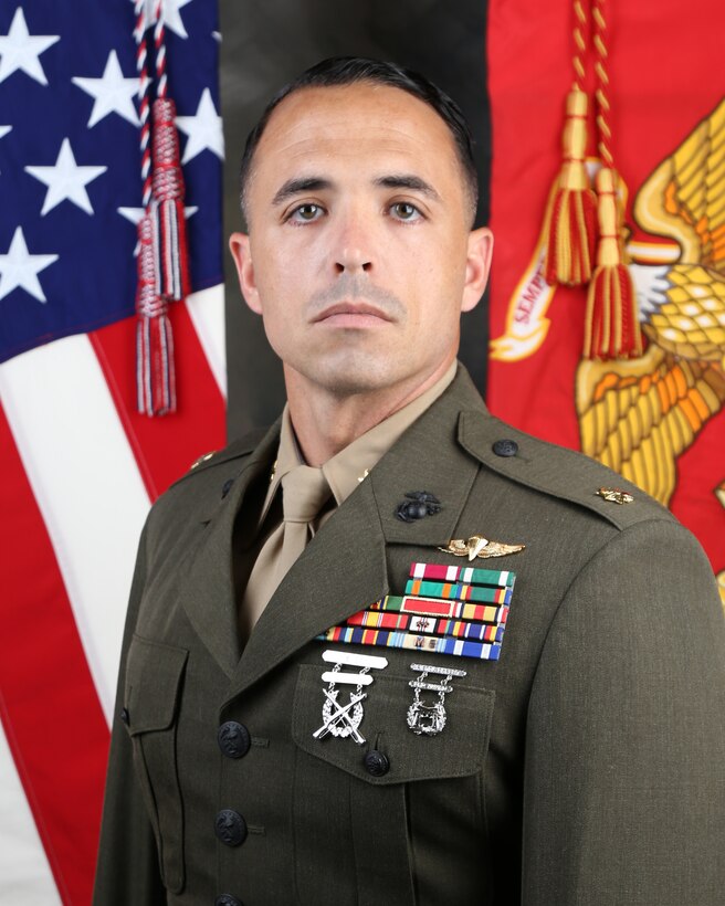 Command Photo of Maj. D.K. Campbell