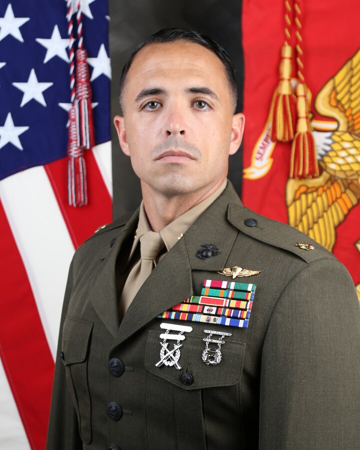 Command Photo of Maj. D.K. Campbell
