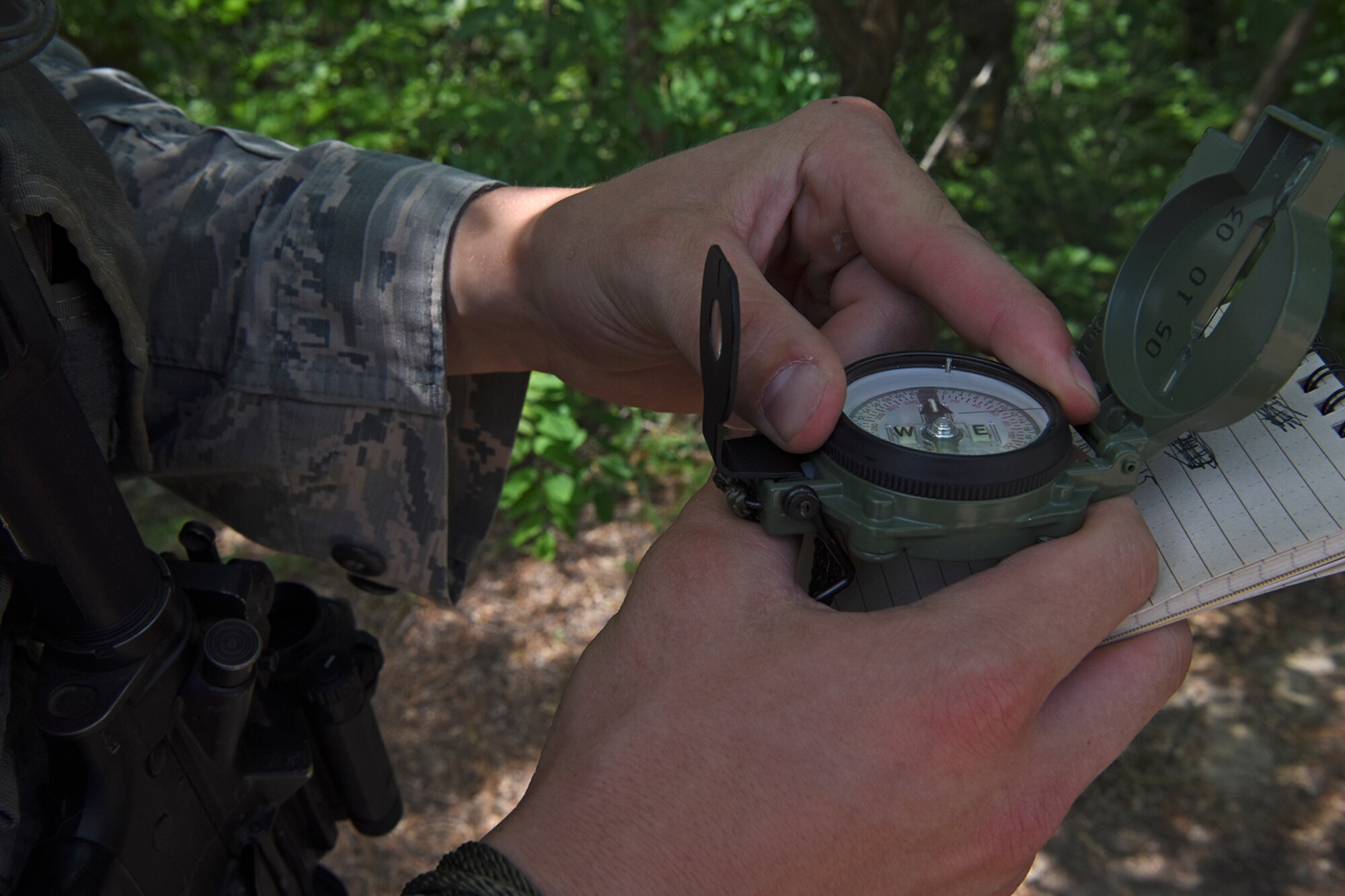 A team of 8th Security Forces Squadron defenders trained throughout the month of June for the Pacific Air Forces’ Advanced Combat Skills Assessment competition at Andersen Air Force Base, Guam, June 24 to 28, 2019. The five-person team placed first in three of the five events, including the mental and physical challenge, combat weapons and the combat fitness challenge. (U.S. Air Force photo by Staff Sgt. Mackenzie Mendez)