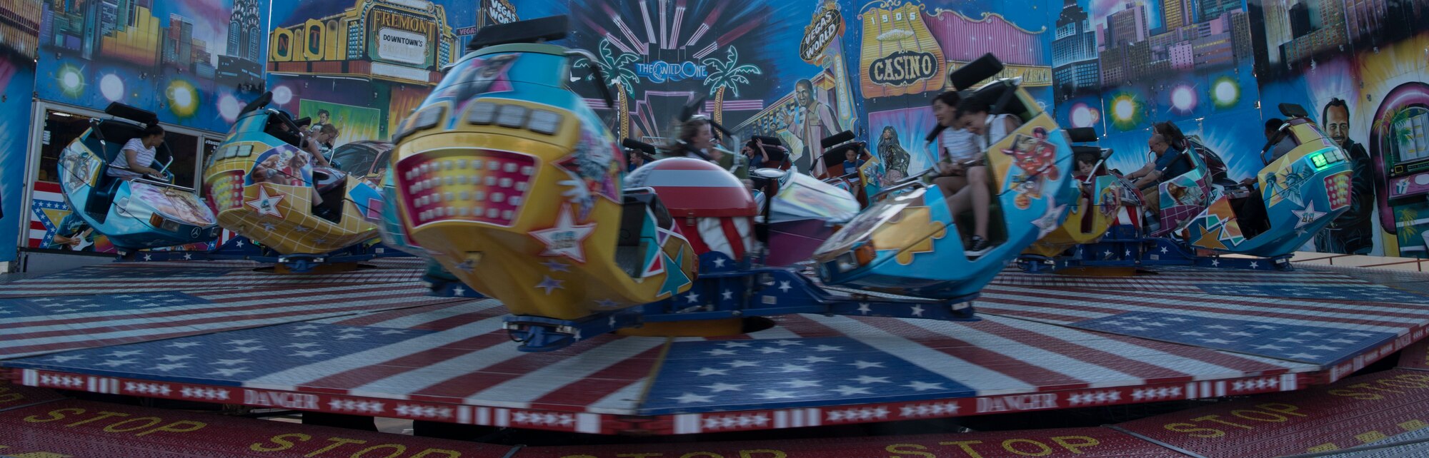 The event celebration included various rides and games throughout the day