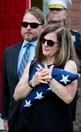 Several active-duty and retired Marines, and even Vietnam veterans were among the many service members who paid their respects to a Southwest Georgia World War II veteran, July 2. 95-year-old Sgt. John Eldridge Belk passed away on June 28, and was recently laid to rest at St. Patrick’s Episcopal Church. (U.S. Marine Corps photo by Re-Essa Buckels)
