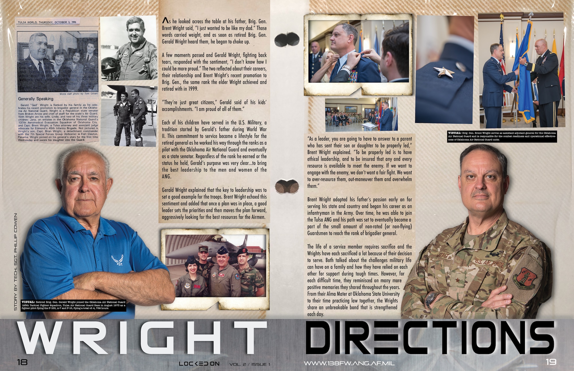 138th Fighter Wing, Locked On Magazine layout and design