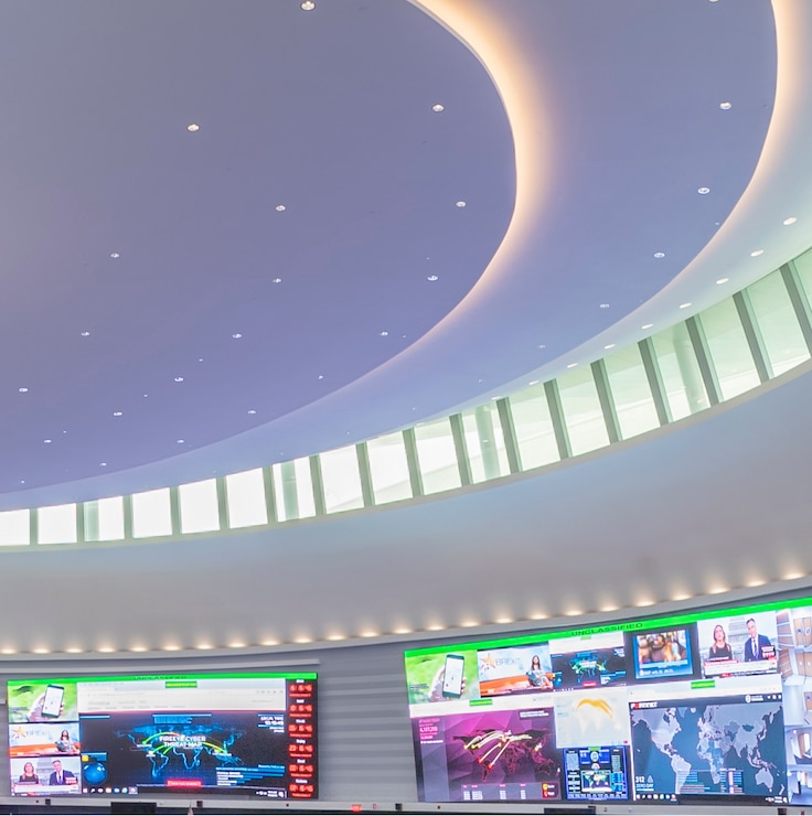 Fragment of a photograph of the JOC Floor