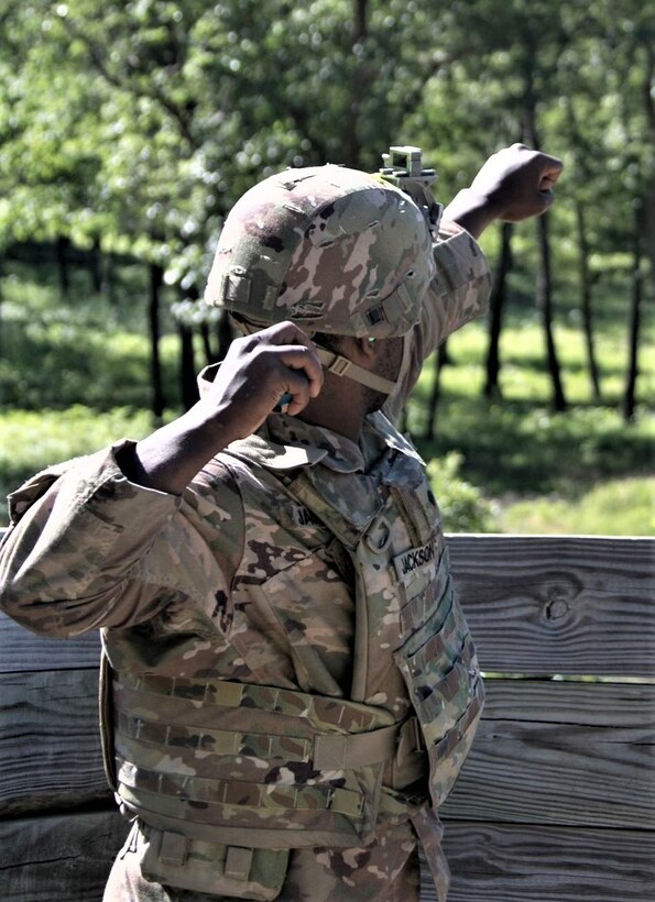348th Engineer Company completes grenade training as part of mobilization at Fort McCoy