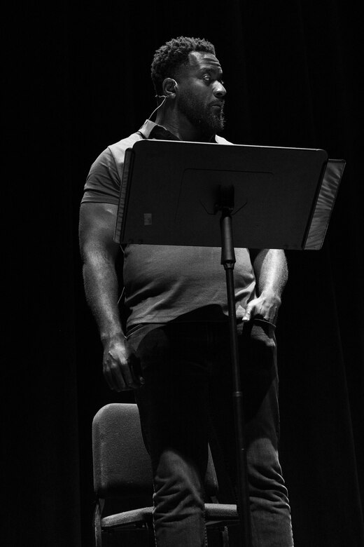 Actor, Michael James Shaw, on stage at the Charline McCombs Empire Theatre, June 29, 2019, in downtown San Antonio.