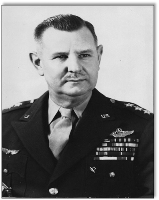 Lt. Gen. George E. Stratemeyer Far East Air Forces commander 26 April 1949.