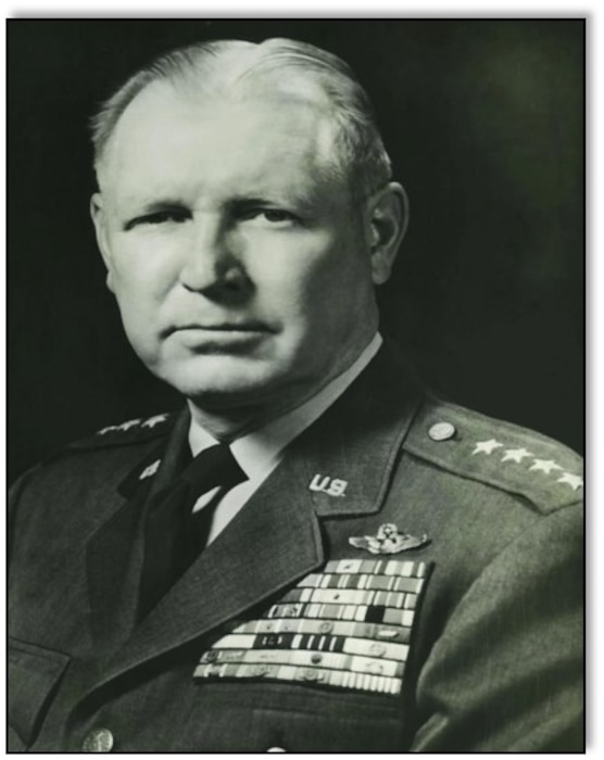Gen. Otto P. Weyland Far East Air Forces commander 10 June 1951.