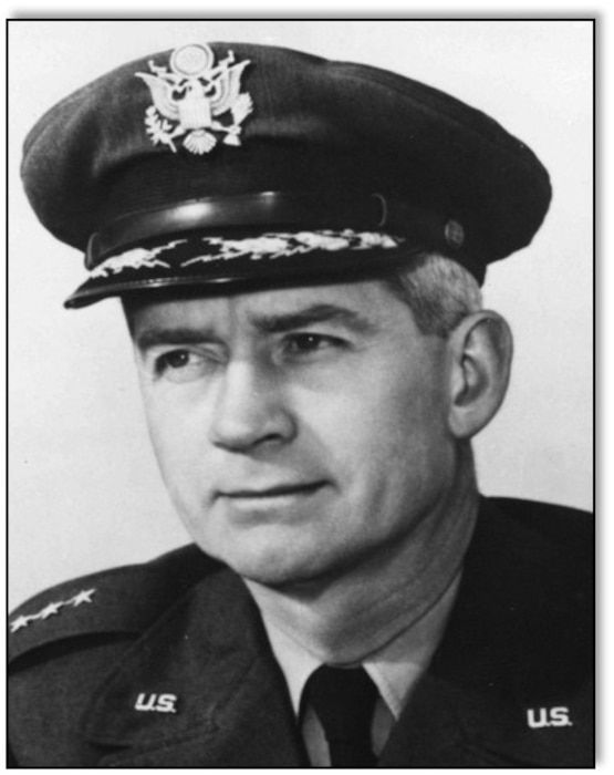 Gen. Earle E. Partridge Far East Air Forces commander 26 March 1954.