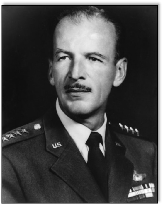 Gen. Laurence S. Kuter Far East Air Forces commander 4 June 1955.