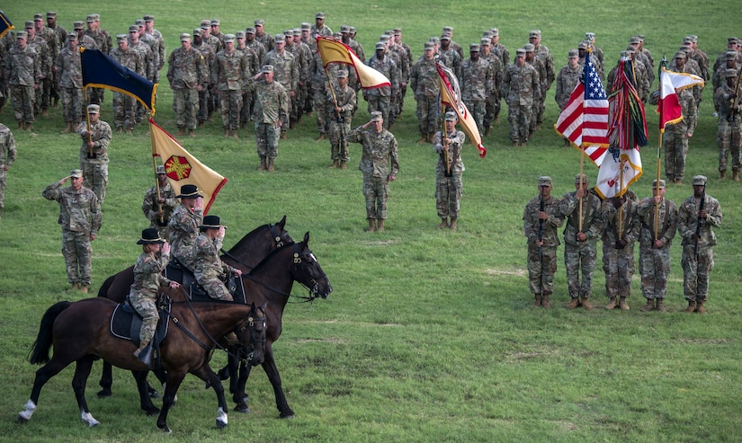 U.S. Air Force Gen. Terrence J. O’Shaughnessy, commanding general, U.S. Northern Command, hosted the U.S. Army North change of command ceremony July 8 at Joint Base San Antonio-Fort Sam Houston. U.S. Army Lt. Gen. Jeffrey S. Buchanan, outgoing commander, relinquished command to Lt. Gen Laura J. Richardson. Buchanan assumed command of U.S. Army North Aug. 26, 2016. He is retiring after a 37-year career. Richardson most recently served at U.S. Army Forces Command at Fort Bragg, North Carolina, where she was the deputy commanding general.