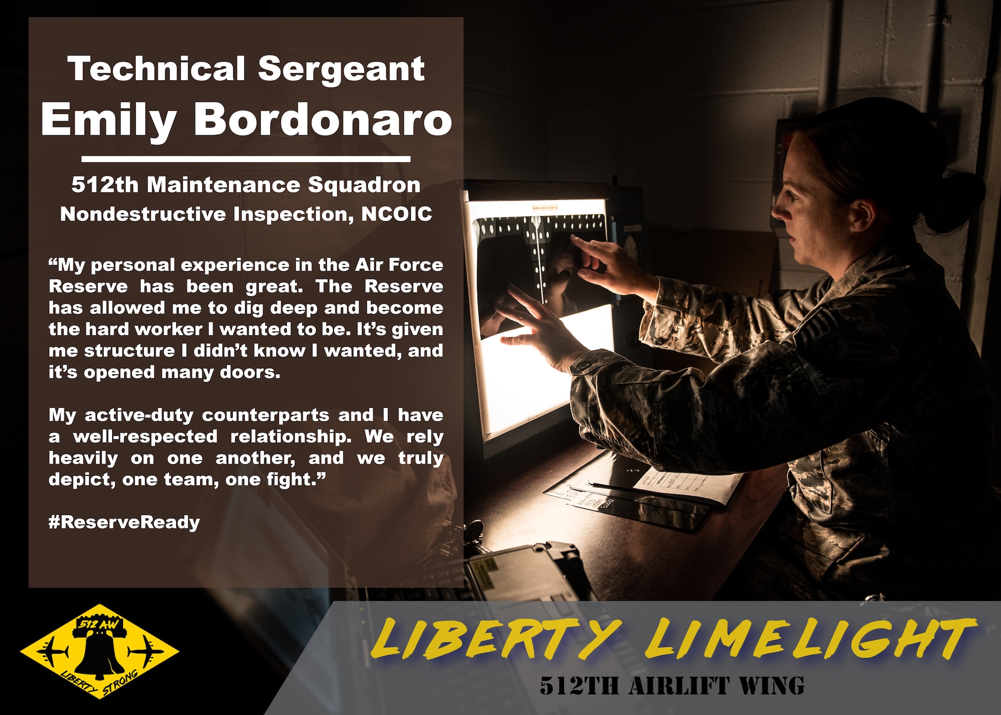 Liberty Limelight: Tech. Sgt. Emily Bordonaro