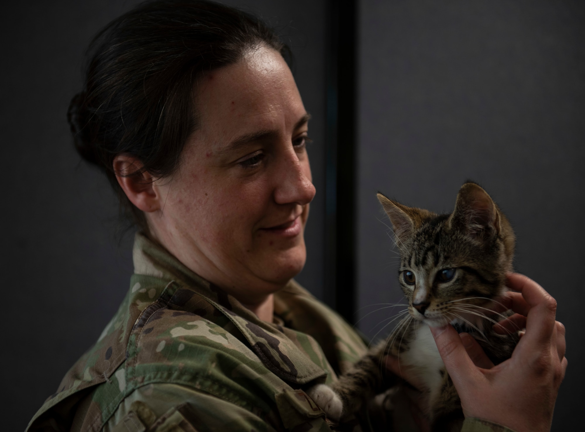 Zachary rescued cats for five years, finding them homes in the Sumter community. (U.S. Air Force photo by Airman 1st Class Kaitlyn Brewer)