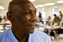 William Sterling, Defense Finance and Accounting Service Defense Military Pay Office at Fort Benning, Ga., director, oversees training during Diamond Saber 2019 at Fort McCoy, Wis., June 28, 2019. DFAS brought realism to the Army’s largest financial management exercise through live coding of actual Soldier’s pay. (U.S. Army photo by Mark R. W. Orders-Woempner)